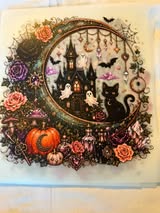 DTF heat press prints: Horror, fall (some xmas)