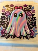 DTF heat press prints: Horror, fall (some xmas)