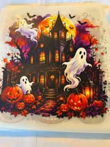 DTF heat press prints: Horror, fall (some xmas)