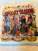 DTF heat press prints: Horror, fall (some xmas)
