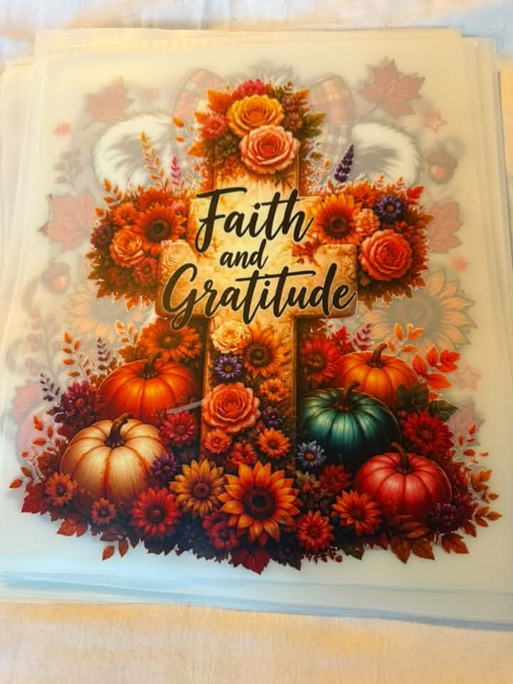 DTF heat prints: religion faith