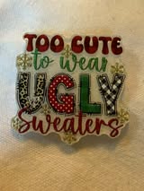 Acrylic flatbacks: Christmas & thanksgiving