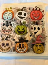 DTF heat press prints: Horror, fall (some xmas)