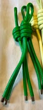 PU Leather Cord Tassels with Metal End Caps | Fluffy Stuff VT