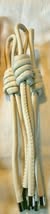 PU Leather Cord Tassels with Metal End Caps | Fluffy Stuff VT