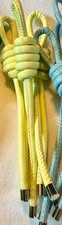 PU Leather Cord Tassels with Metal End Caps | Fluffy Stuff VT