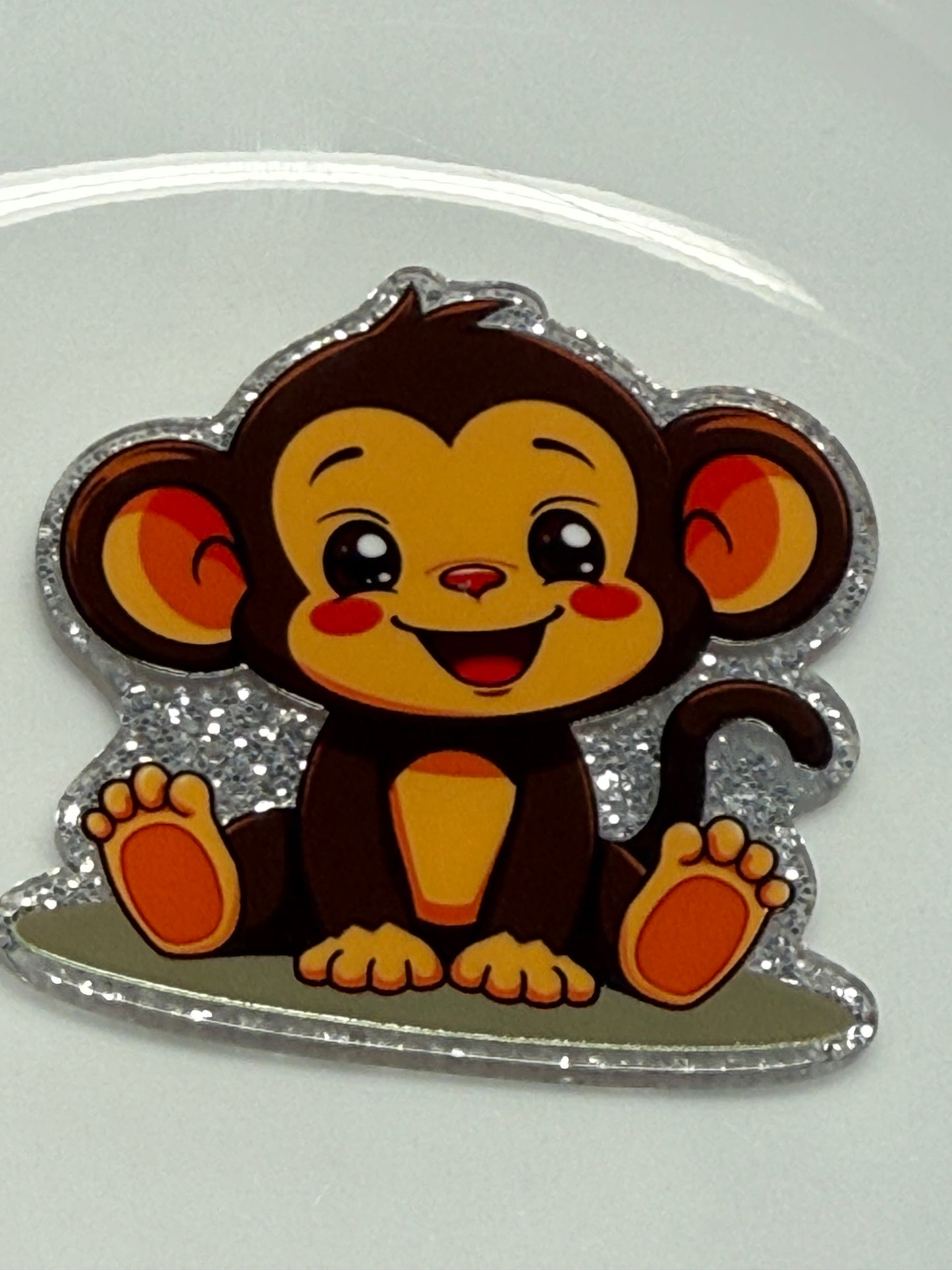 badge reel glitter acrylics new 12/22/25, 12/27/25, 1/2/26