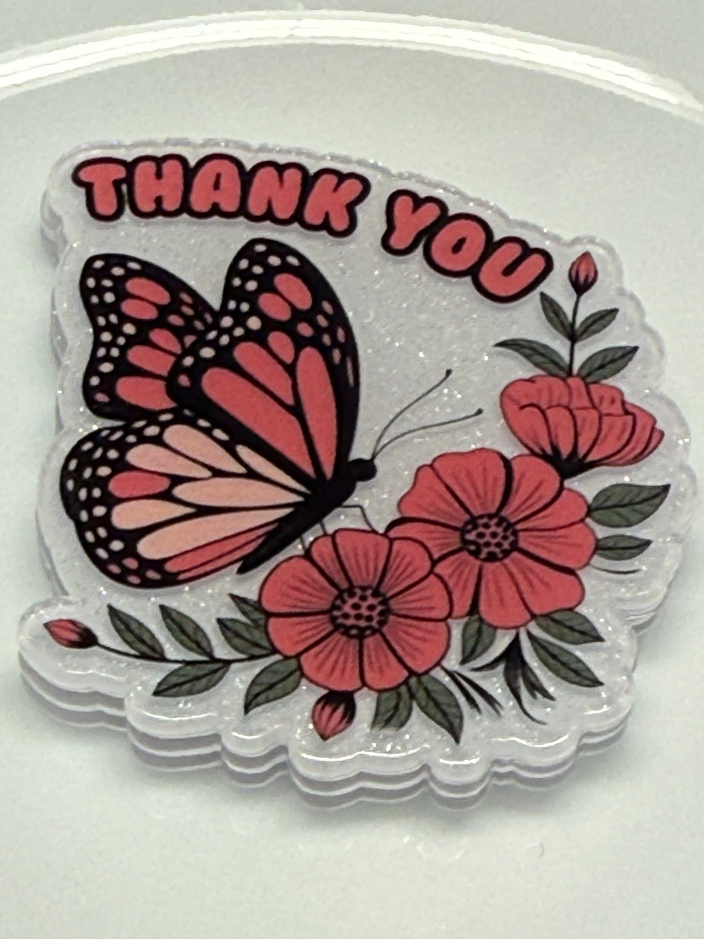 badge reel glitter acrylics new 12/22/25, 12/27/25, 1/2/26