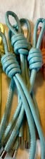 PU Leather Cord Tassels with Metal End Caps | Fluffy Stuff VT