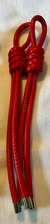 PU Leather Cord Tassels with Metal End Caps | Fluffy Stuff VT