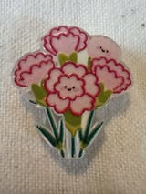 acrylic focals: Animals, flowers, food, hearts