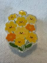 acrylic focals: Animals, flowers, food, hearts