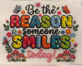 DTF: Happyface: positive, inspirational