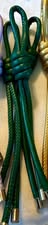 PU Leather Cord Tassels with Metal End Caps | Fluffy Stuff VT