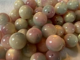 16mm resin cat’s eye tri-color marbled bead