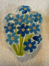 acrylic focals: Animals, flowers, food, hearts
