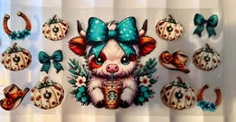 UV DTF Cup wraps: Animals