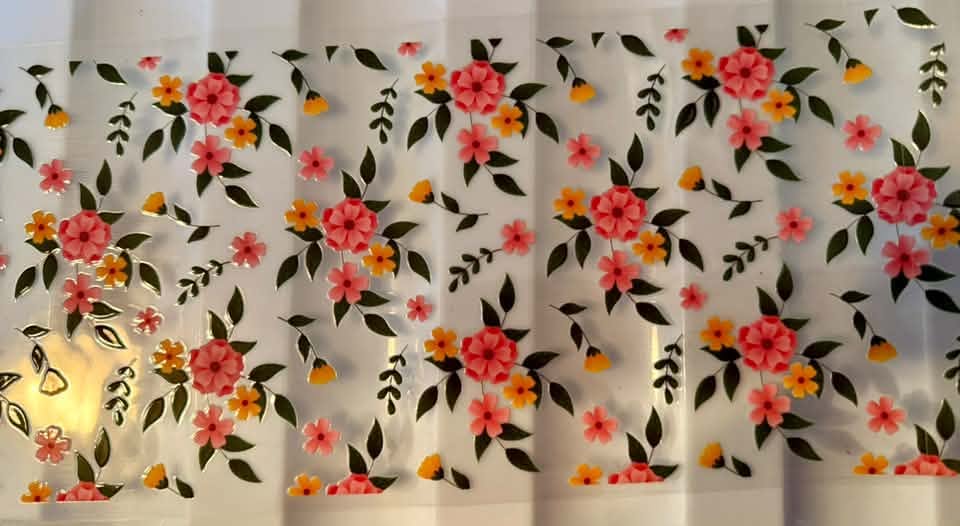 UV DTF Cup Wrap: Flower