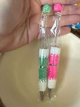 Pens Glass rhinestone beadable pens
