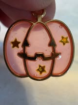 Enamel paint and metal pendant charms