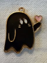 Enamel paint and metal pendant charms