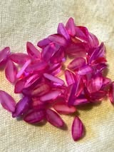 DIY material 10mm Curved Fine Glitter & Jelly Diamond Shape Loose Craft Beads | DIY Material