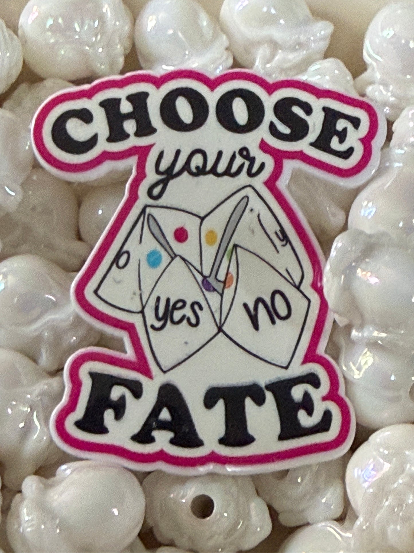 Acrylic flatback badge reel/pens: Funny, bad words, sweet, nice and cute