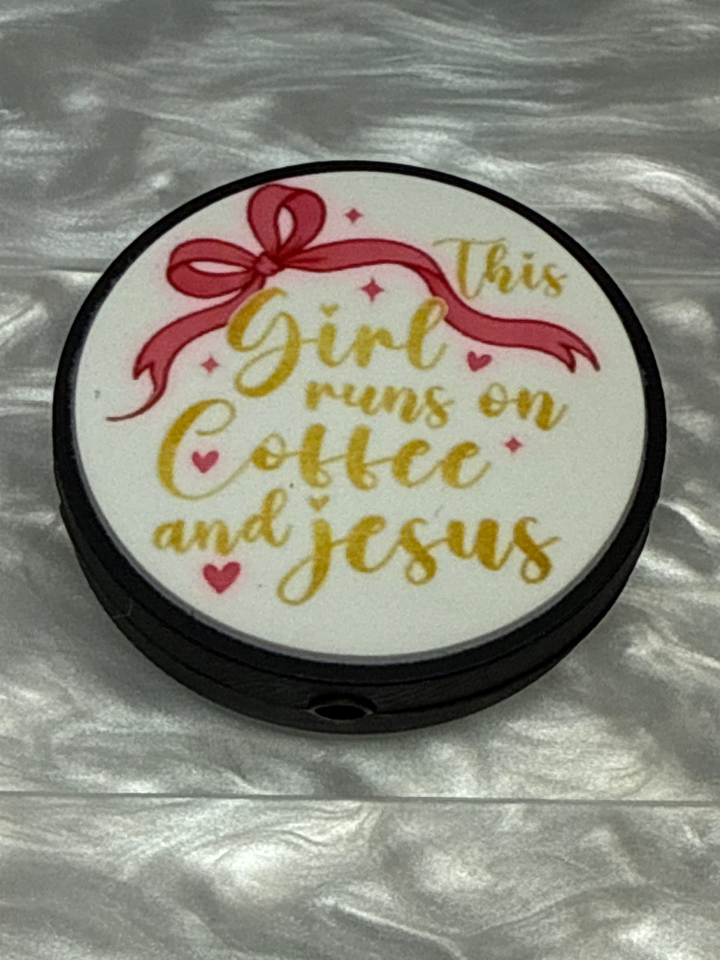 Focal silicone beads