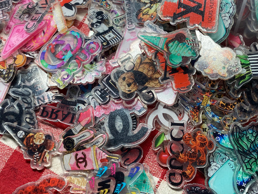 4cm every designer random mix double sided acrylic