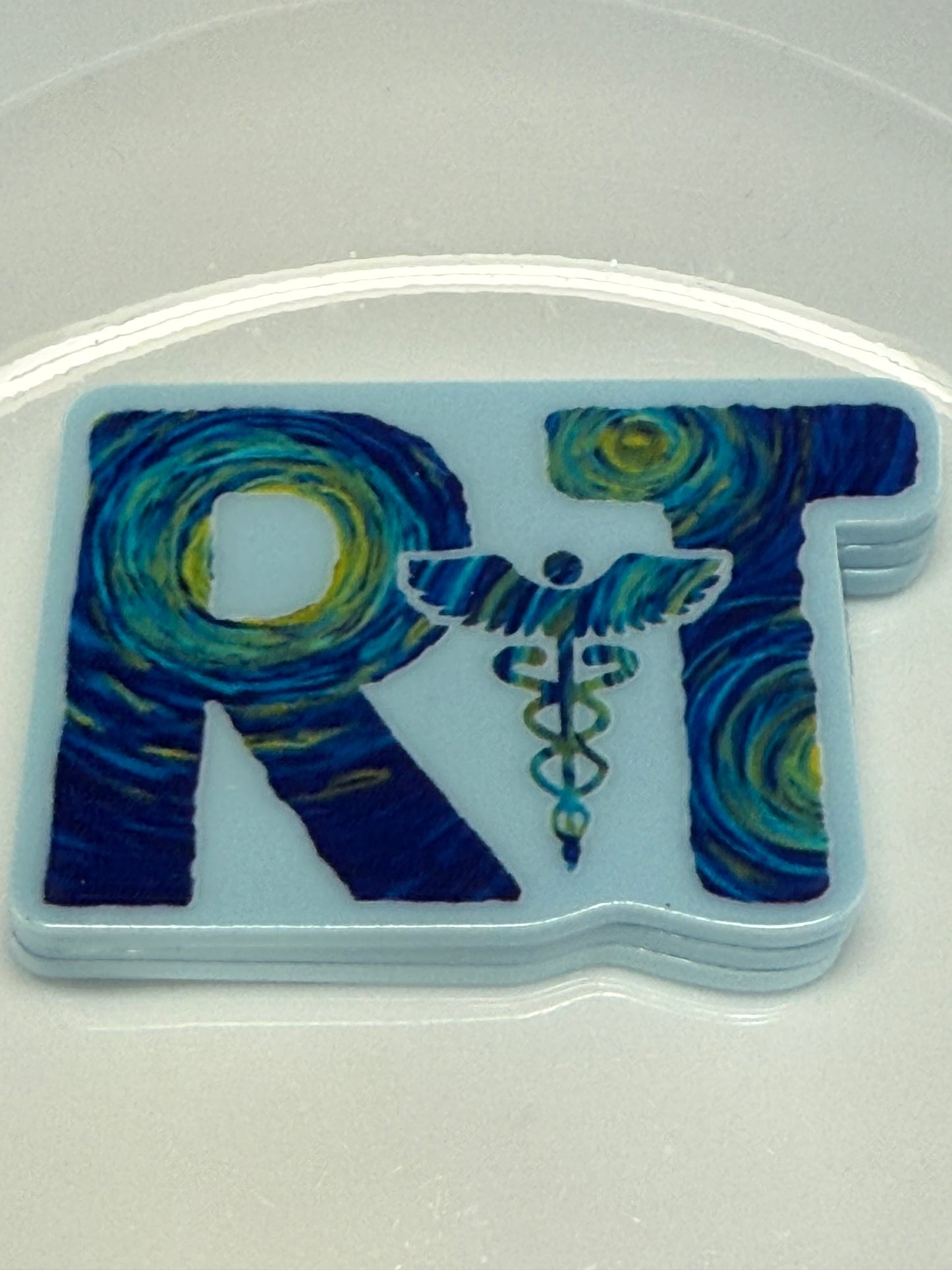 badge reel glitter acrylics new 12/22/25, 12/27/25, 1/2/26