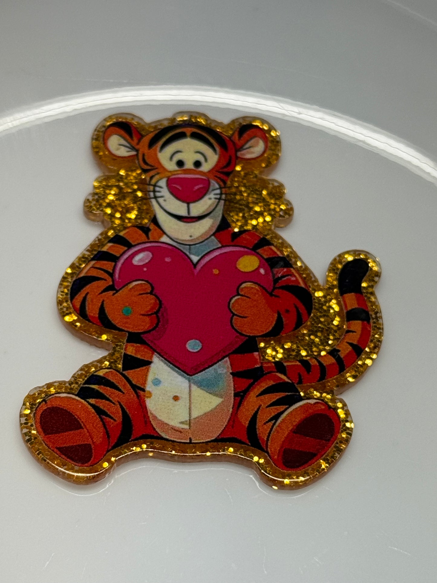 badge reel glitter acrylics new 12/22/25, 12/27/25, 1/2/26