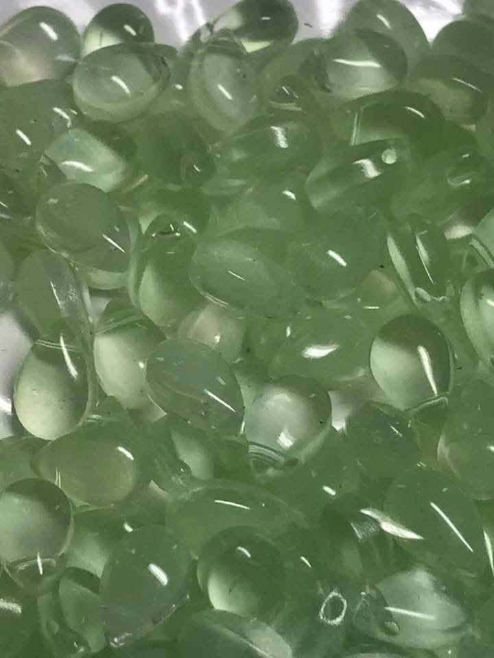 3cm glass water droplets with hole