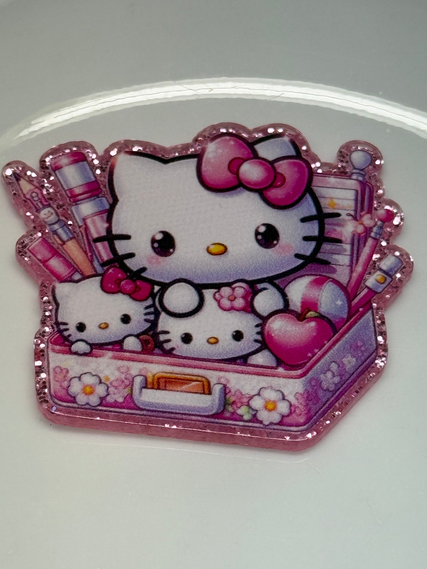 badge reel glitter acrylics new 12/22/25, 12/27/25, 1/2/26