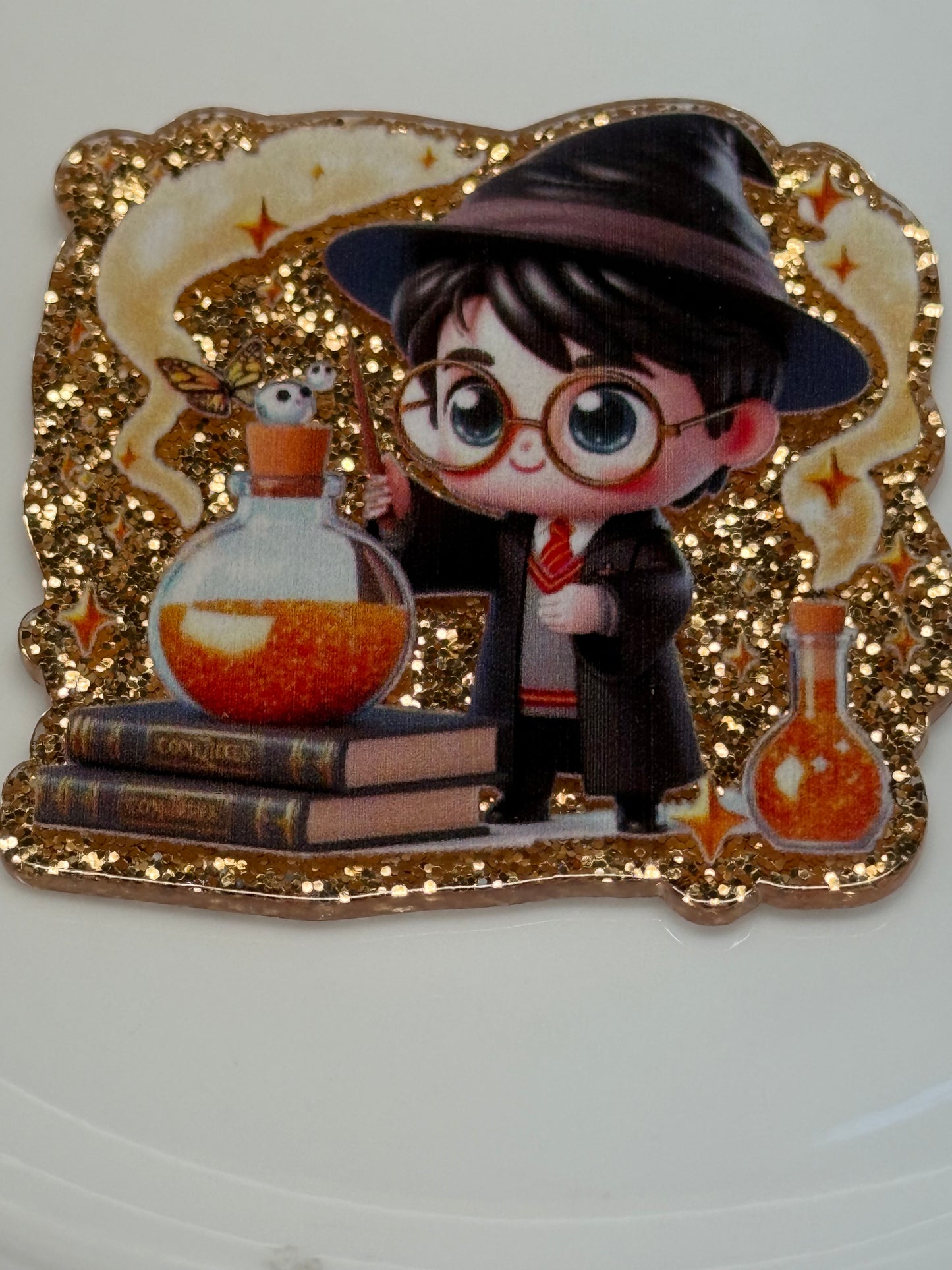 badge reel glitter acrylics new 12/22/25, 12/27/25, 1/2/26