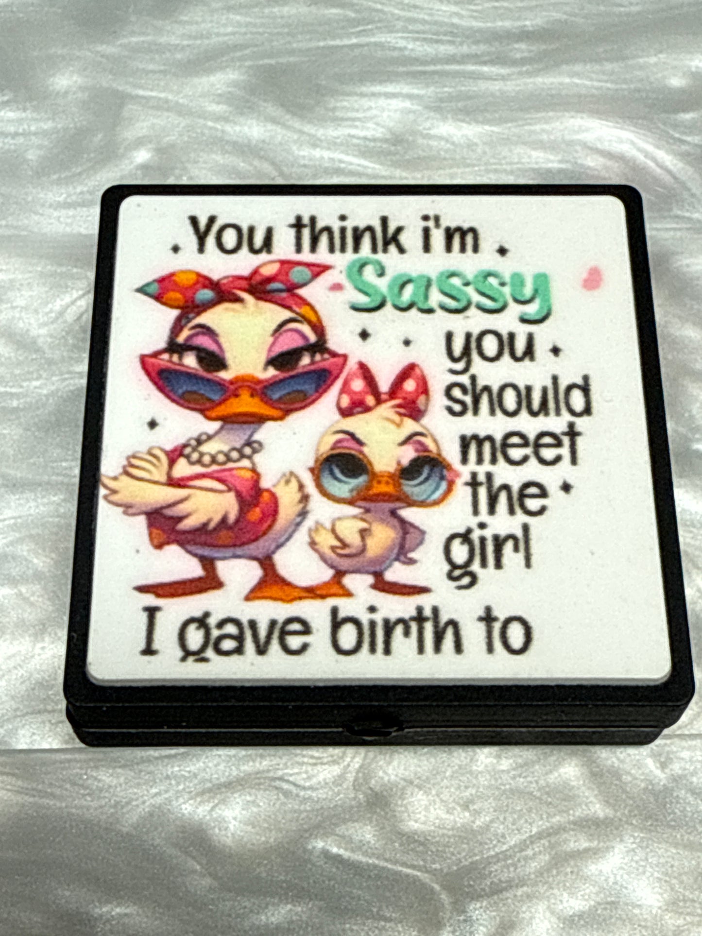 Focal silicone beads