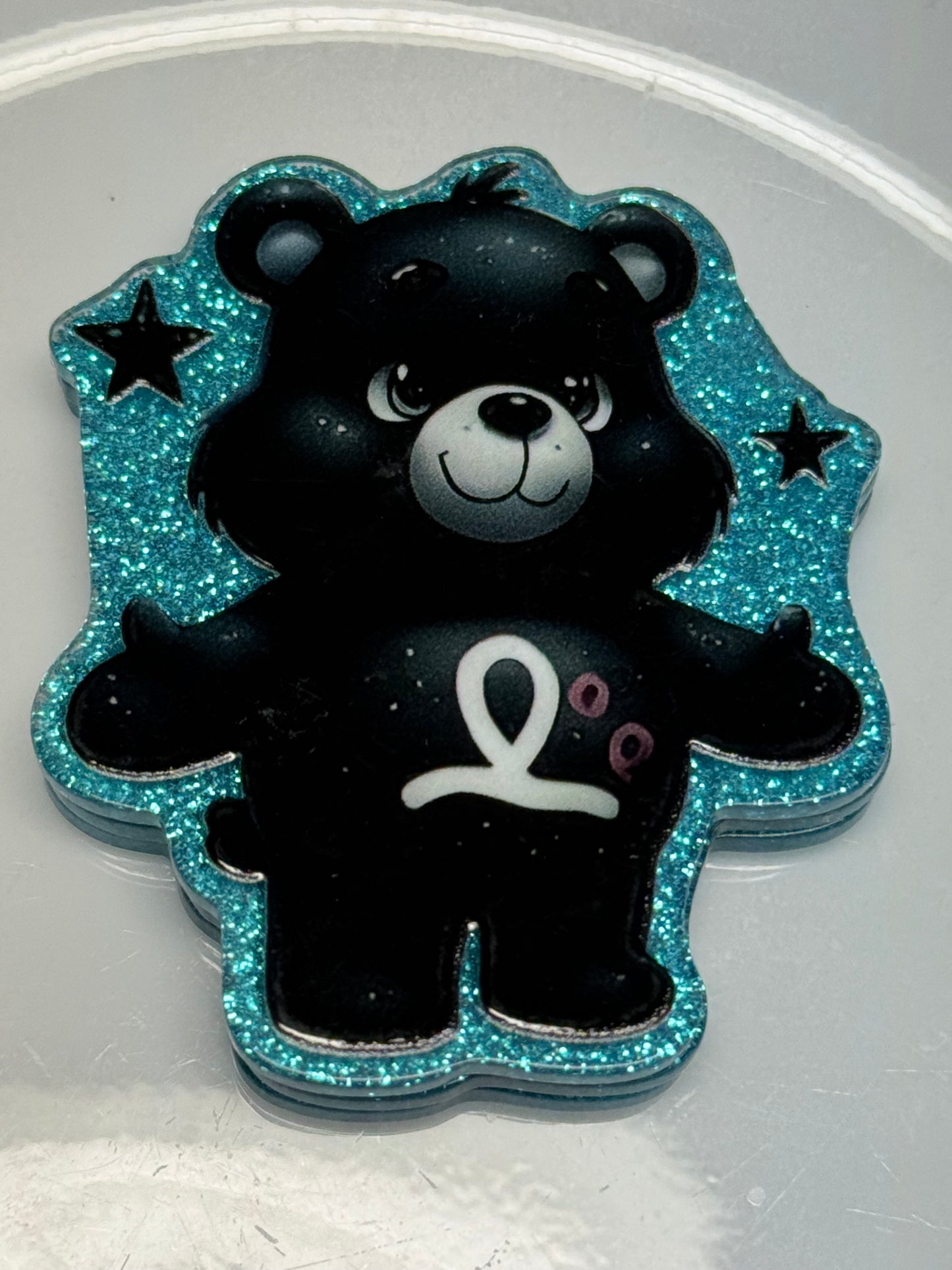 badge reel glitter acrylics new 12/22/25, 12/27/25, 1/2/26