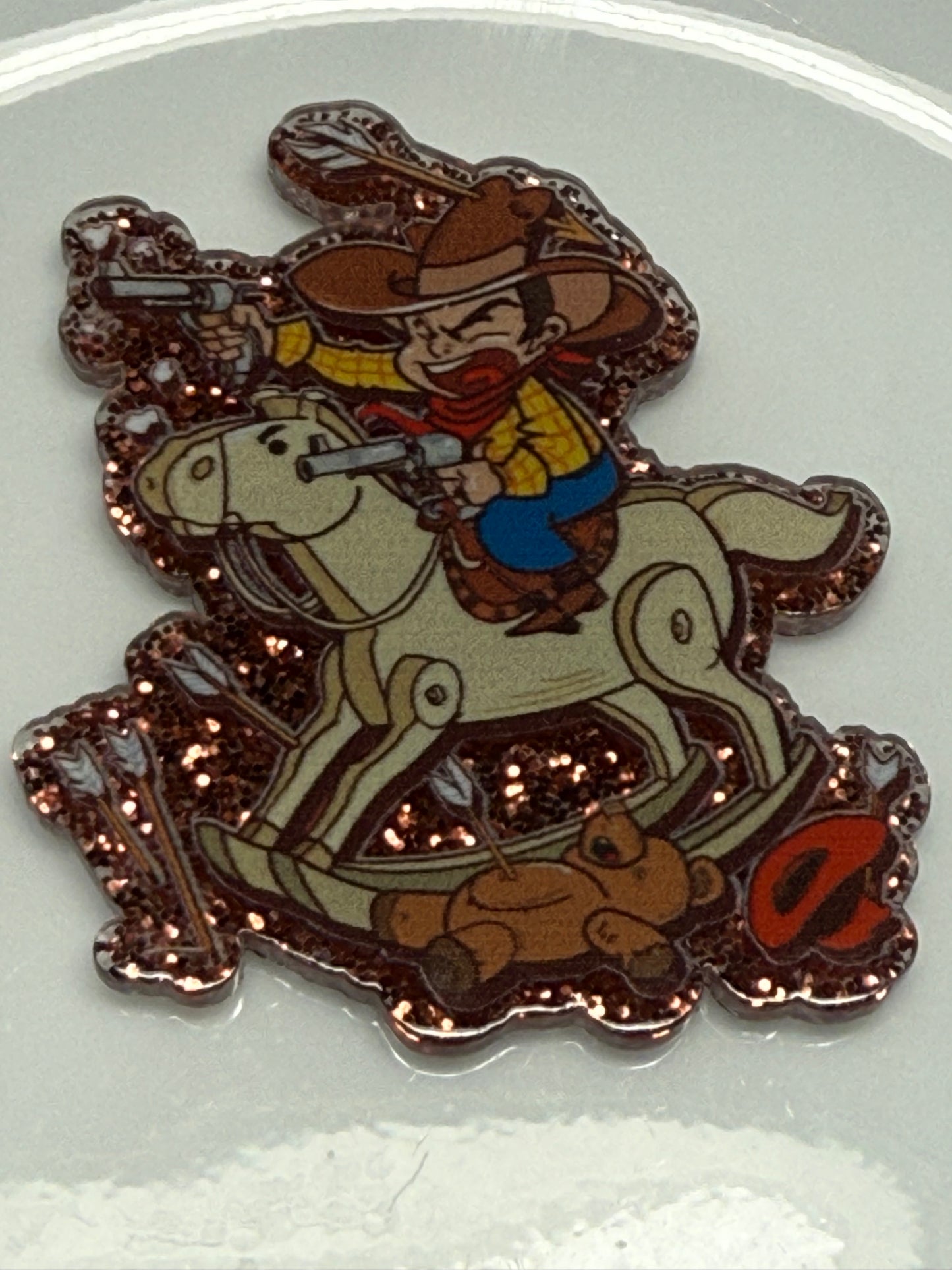 badge reel glitter acrylics new 12/22/25, 12/27/25, 1/2/26