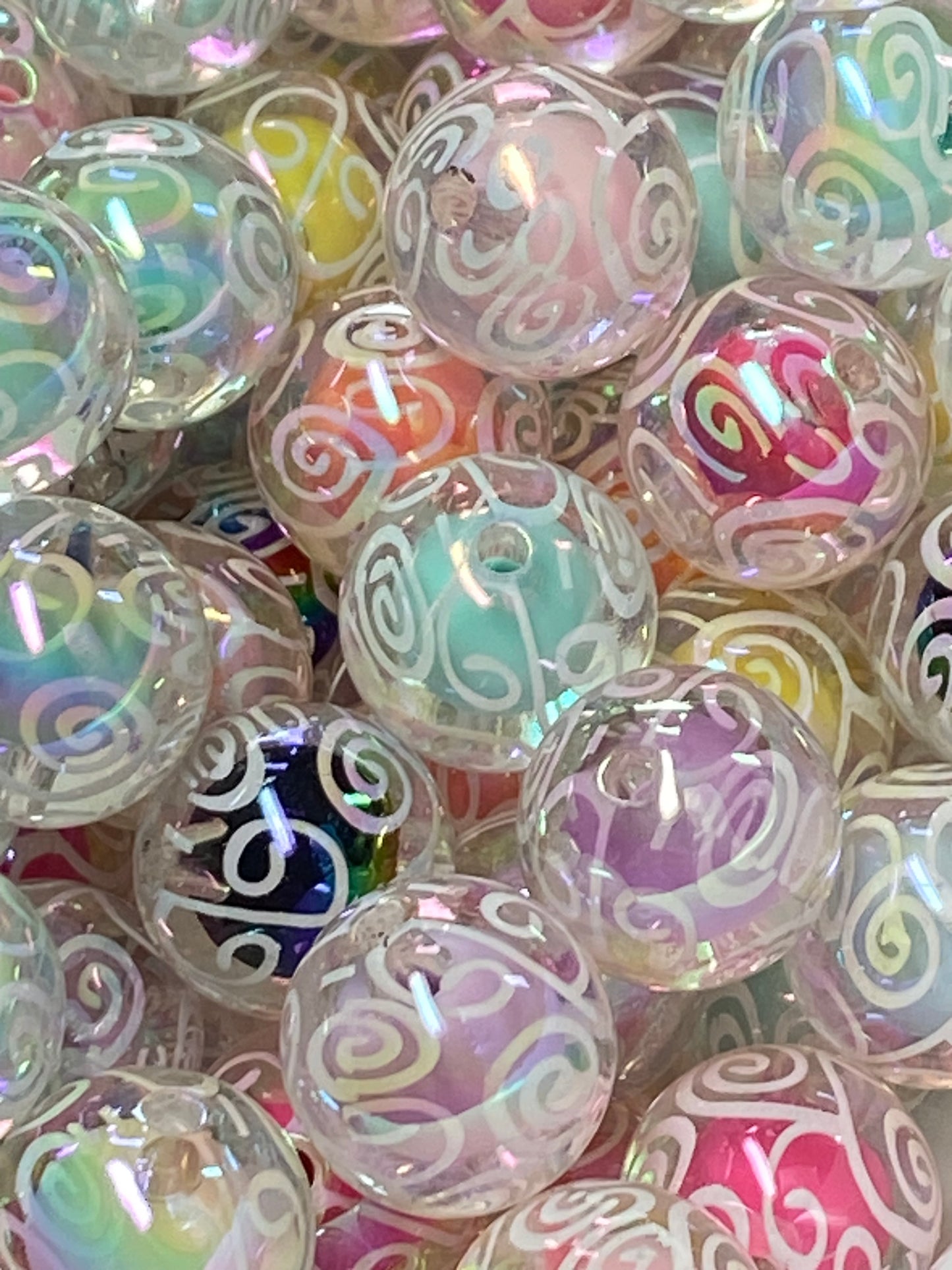 16mm double layer spiral bead
