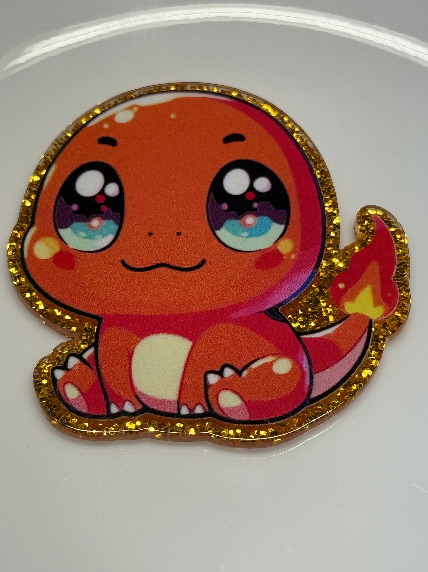 badge reel glitter acrylics new 12/22/25, 12/27/25, 1/2/26