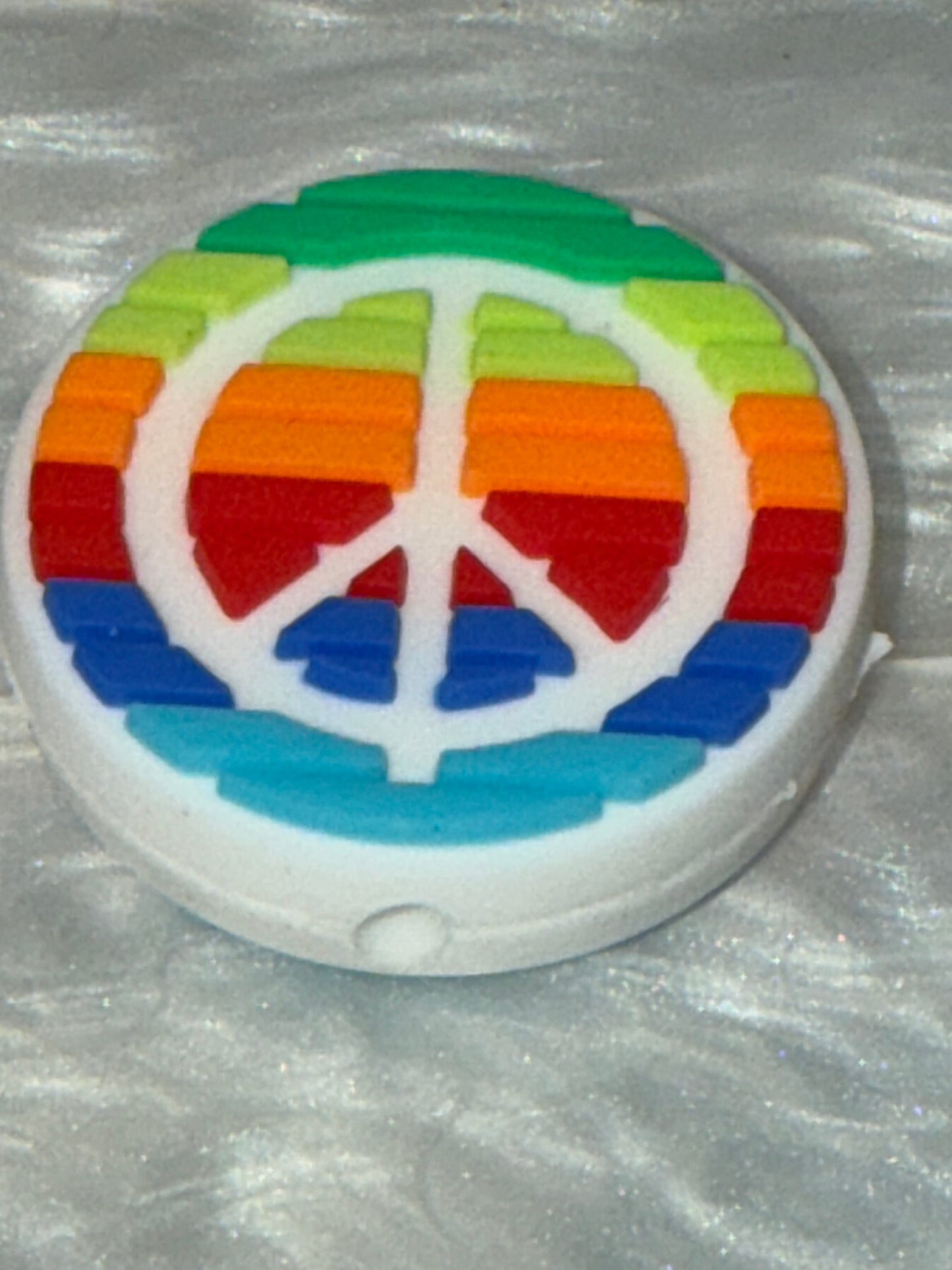 Silicone focal beads