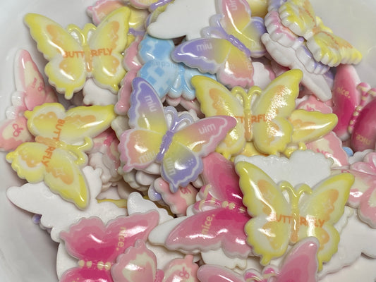 4cm butterfly flatback