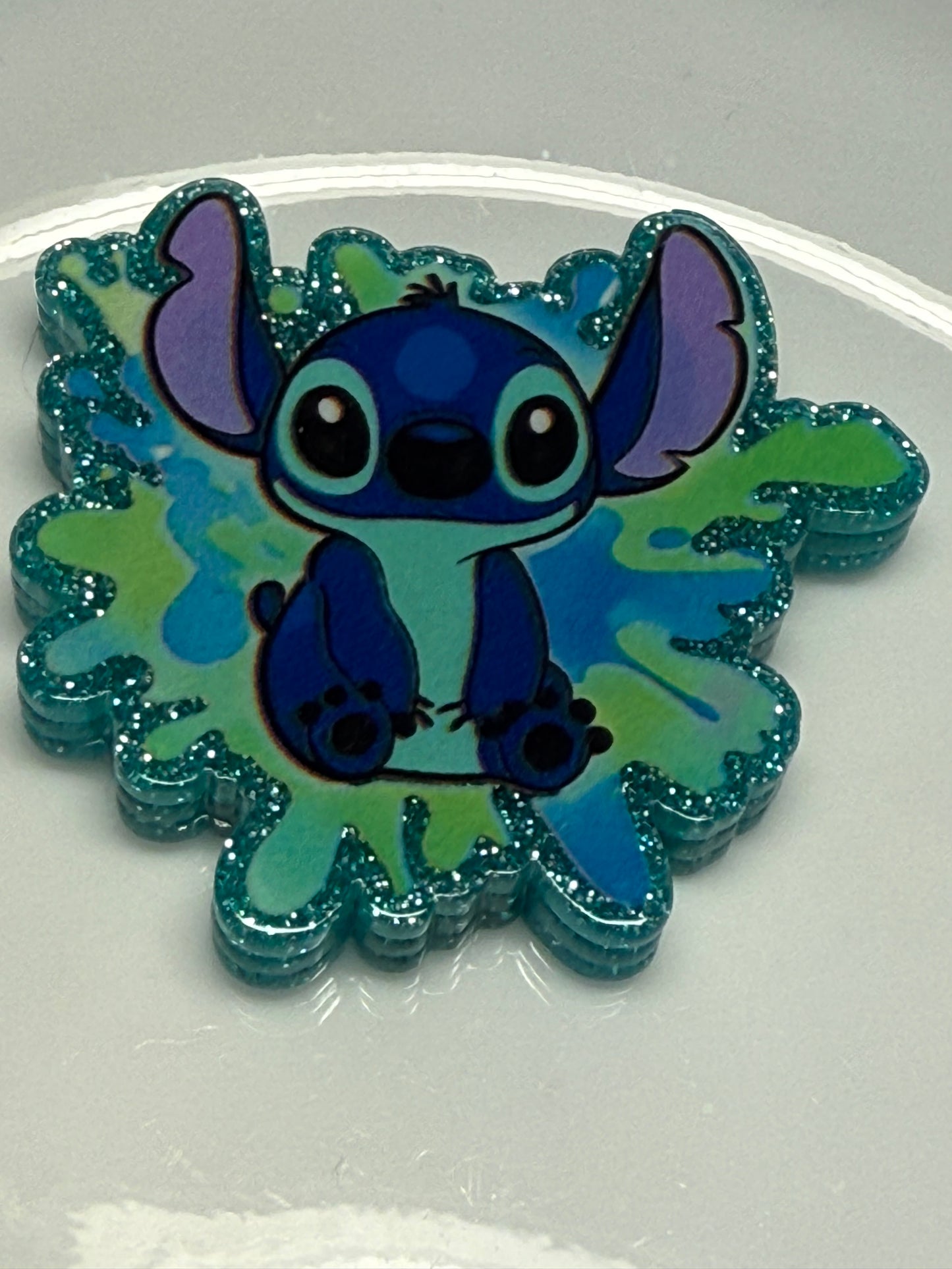 badge reel glitter acrylics new 12/22/25, 12/27/25, 1/2/26