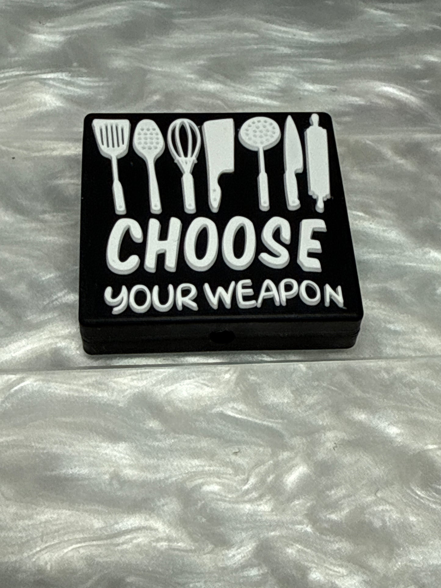 Silicone focal beads