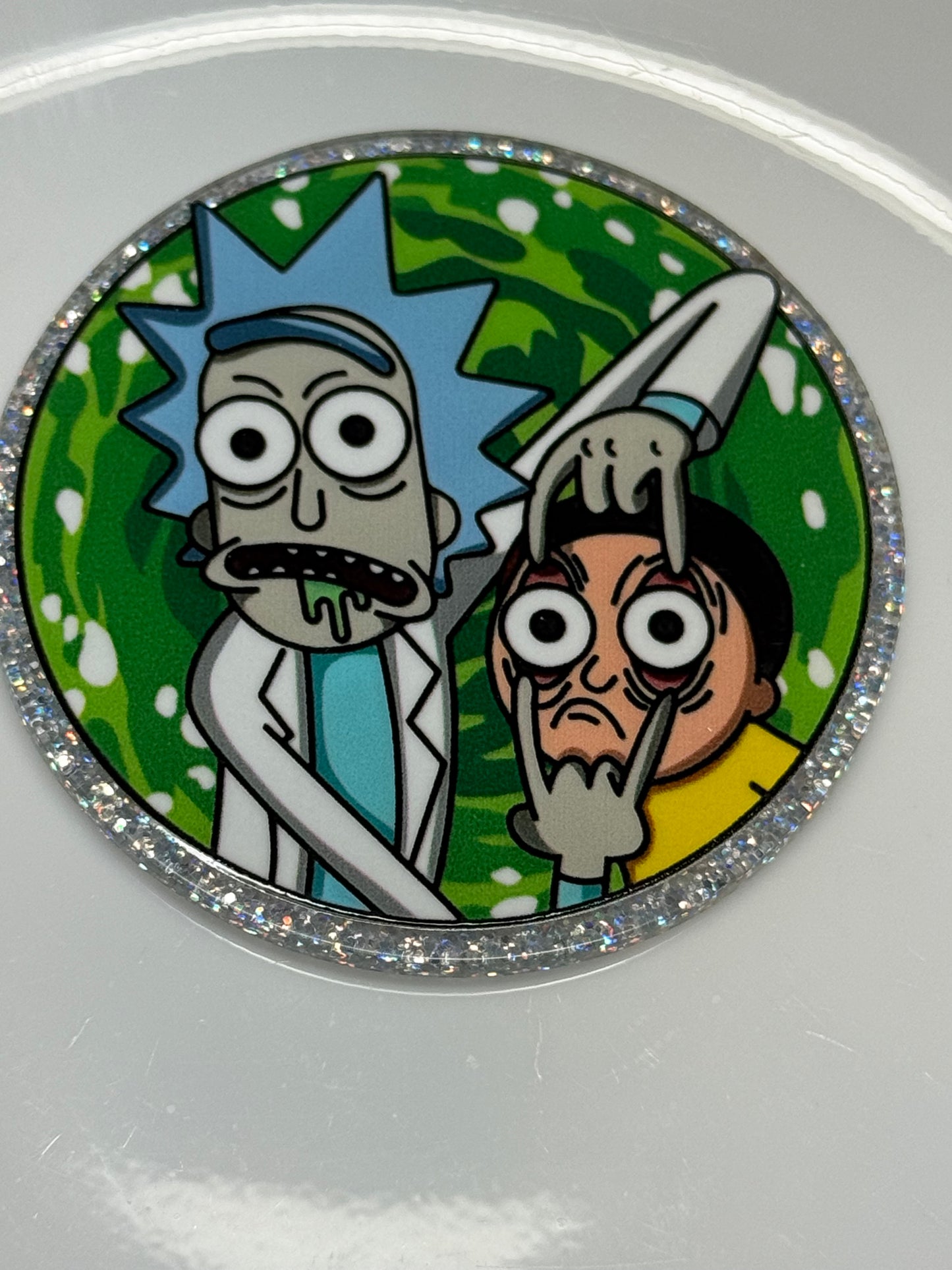 badge reel glitter acrylics new 12/22/25, 12/27/25, 1/2/26