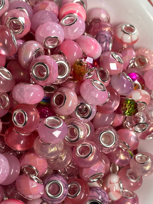 14mm pink spacers with metal center