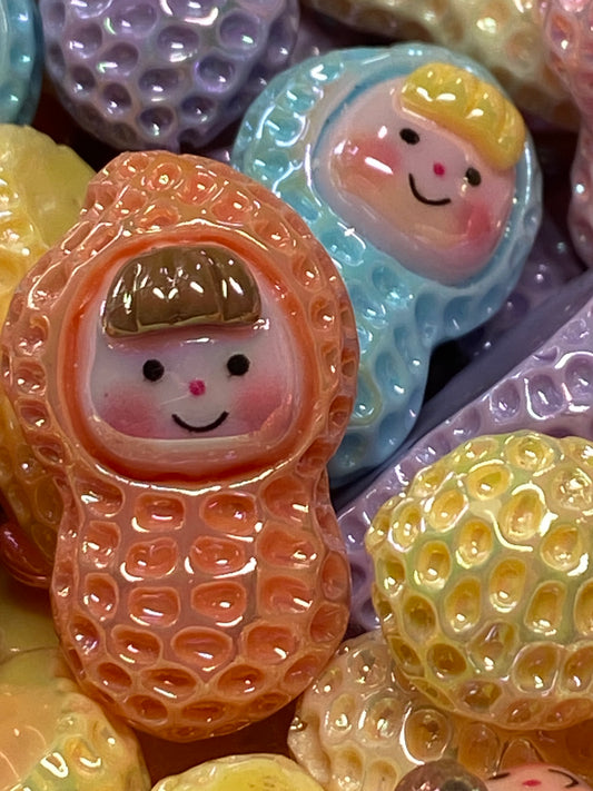 28mm peanut beads