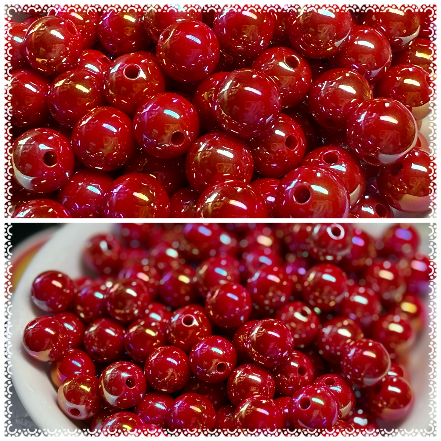 16mm cherry red