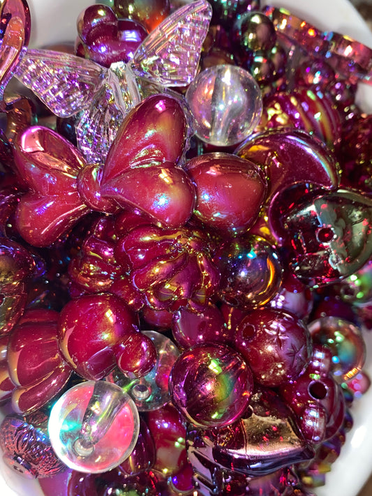Burgundy clear mix