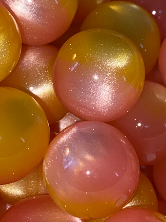 16mm lemon aid resin tiger eye beads
