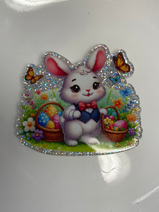 Easter badge reel acrylic